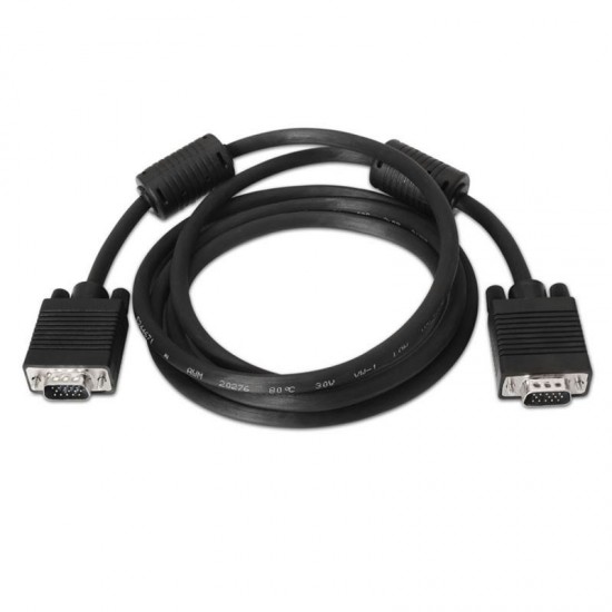 Cable svga nanocable 10.15.0101/ vga macho - vga macho/ 1m/ negro Cable svga nanocable 10.15.0101/ vga macho - vga macho/ 1m/ negro