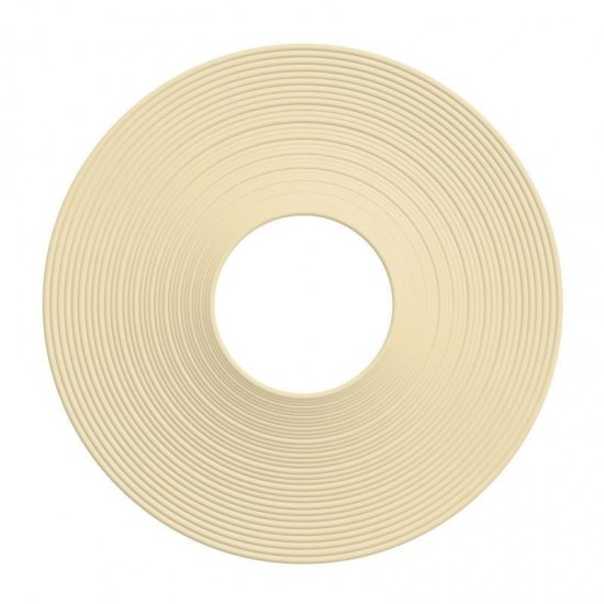 Bobina de cable de teléfono 4c nanocable 10.32.1002-oem/ 100m/ beige