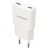 Cargador de Pared Nanocable 10.10.2023/ 2xUSB Tipo-C/ 20W/ Blanco