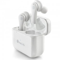Auriculares Bluetooth NGS Ártica Bloom con estuche de carga/ Autonomía 6h/ Blancos Auriculares Bluetooth NGS Ártica Bloom con estuche de carga/ Autonomía 6h/ Blancos