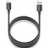 Cable USB 2.0 NGS ZYRO-AC/ USB Macho - USB Tipo-C Macho/ Hasta 15W/ 480Mbps/ 1m/ Negro
