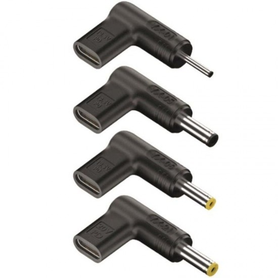 Pack 4 clavijas para portátil acer ngs bud-ac/ dc - usb tipo-c