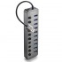 Hub USB NGS IHUB10/ 10xUSB 3.0/ Gris