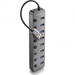 Hub USB NGS IHUB8 / 8xUSB 3.0/ Gris