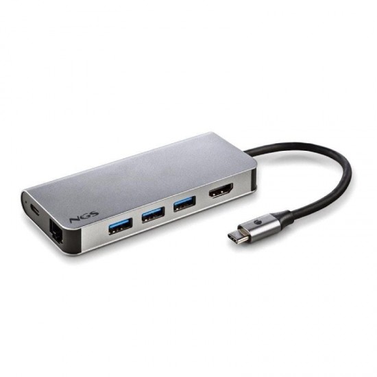 Docking usb tipo-c ngs wonderdock8/ 3xusb/ 1xusb tipo-c dp/ 1xhdmi 4k/ 1xrj45/ 1xlector tarjetas sd Docking usb tipo-c ngs wonderdock8/ 3xusb/ 1xusb tipo-c dp/ 1xhdmi 4k/ 1xrj45/ 1xlector tarjetas sd