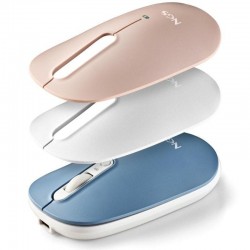 Ratón Inalámbrico por Bluetooth NGS Shell-RB/ Batería recargable/ Hasta 1600 DPI/ Azul/ Blanco/ Rosa Ratón Inalámbrico por Bluetooth NGS Shell-RB/ Batería recargable/ Hasta 1600 DPI/ Azul/ Blanco/ Rosa