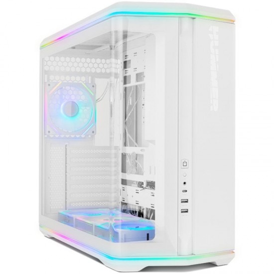 Caja gaming semitorre nox hummer anvil/ blanca Caja gaming semitorre nox hummer anvil/ blanca