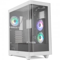 Caja Gaming Semitorre Nox Hummer ETHER/ Blanca y Negra