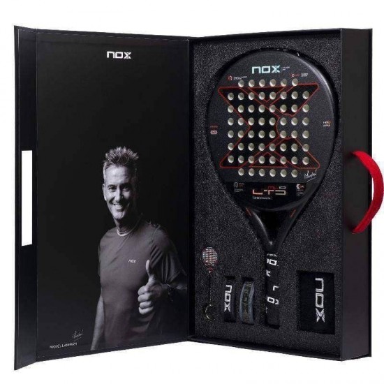 Pack pala de pádel noxsport ml10 pro cup ltd 2023 (miguel lamperti)/ incluye 5 accesorios