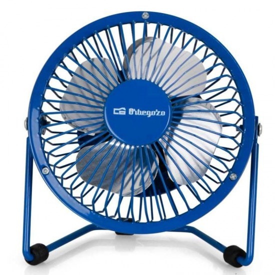 Mini ventilador usb orbegozo pw 1026/ azul