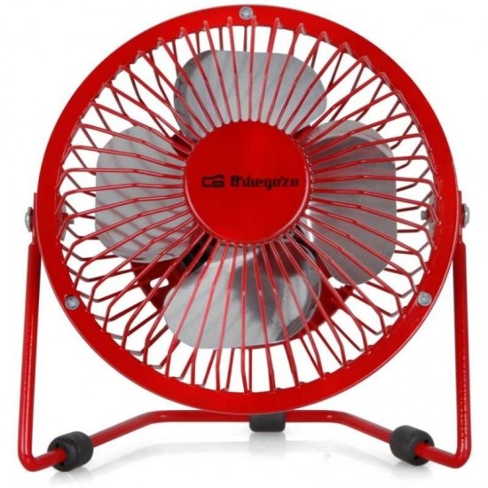 Mini ventilador usb orbegozo pw 1027/ rojo Mini ventilador usb orbegozo pw 1027/ rojo