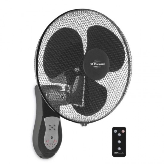 Ventilador de pared orbegozo wf 0243/ 40w/ 3 aspas 40cm/ 3 velocidades