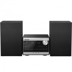 Microcadena con bluetooth Panasonic SC-PM270/ 40W/ Negro y Plata