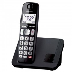 Teléfono Inalámbrico Panasonic KX-TGE250SPB/ Negro