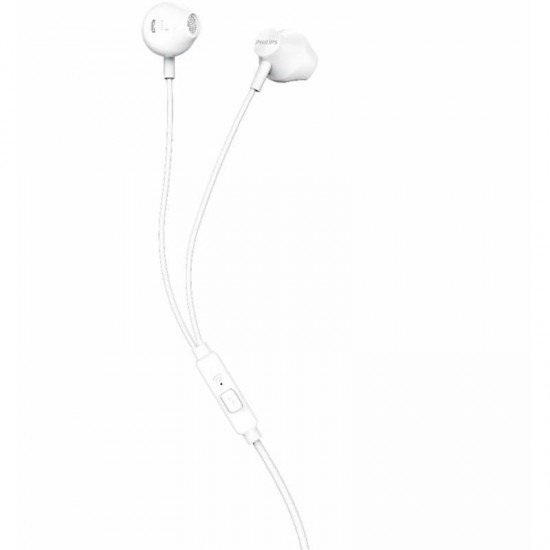 Auriculares intrauditivos philips taue101/ con micrófono/ jack 3.5/ blancos