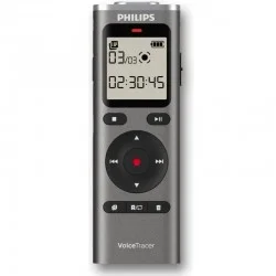 Grabadora de Voz Philips VoiceTracer DVT1170/ 20kHz/ Plata