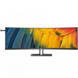 Monitor Profesional Ultrapanorámico Curvo Philips 45B1U6900C 44.5'/ Dual QHD/ Multimedia/ Regulable en altura/ Negro Monitor Profesional Ultrapanorámico Curvo Philips 45B1U6900C 44.5'/ Dual QHD/ Multimedia/ Regulable en altura/ Negro