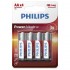 Pack de 4 Pilas AA Philips LR6P4B/05/ 1.5V/ Alcalinas