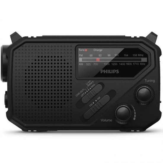 Radio portátil philips tar1609/ negra