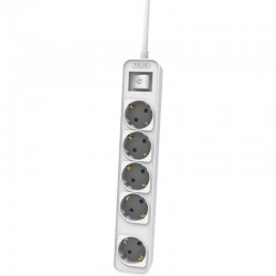 Regleta con Interruptor Philips CHP2154W/12/ 5 Tomas de corriente/ Cable 1.5m/ Blanco