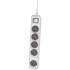 Regleta con Interruptor Philips CHP2154W/12/ 5 Tomas de corriente/ Cable 1.5m/ Blanco