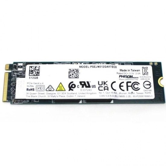 Disco ssd phison psenn512ga87qc0 512gb/ m.2 2280 pcie gen4/ full capacity