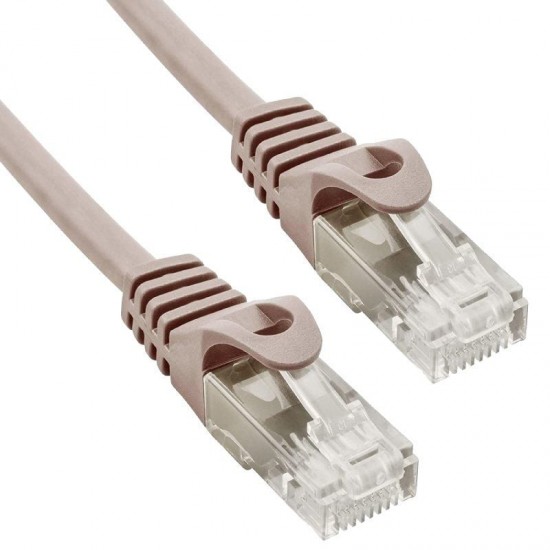 Cable de red rj45 utp phasak phk 1652 cat.6/ 25cm/ gris