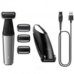 Afeitadora Philips Bodygroom Series 5000 BG5021/ con Batería/ 4 Accesorios Afeitadora Philips Bodygroom Series 5000 BG5021/ con Batería/ 4 Accesorios