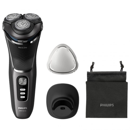 Afeitadora philips shaver series 3000 s3343/13/ con batería/ 4 accesorios Afeitadora philips shaver series 3000 s3343/13/ con batería/ 4 accesorios