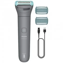 Cortabarbas Philips Beardtrimmer series 3000 BG3480/15/ con Batería/ 2 Accesorios