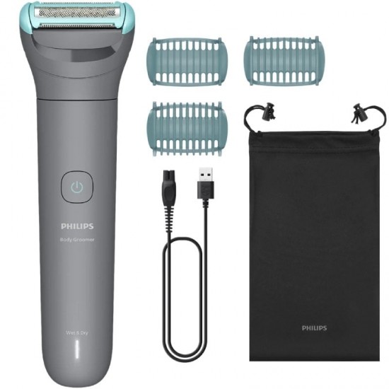 Cortabarbas philips body groomer bg3485/15/ con batería/ 3 accesorios Cortabarbas philips body groomer bg3485/15/ con batería/ 3 accesorios