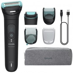 Cortabarbas Philips Body Groomer 7000 Series BG7470/15/ con Batería/ 5 Accesorios Cortabarbas Philips Body Groomer 7000 Series BG7470/15/ con Batería/ 5 Accesorios