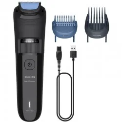 Cortabarbas Philips Beardtrimmer series 3000 BT3620/15/ con Batería/ 5 Accesorios