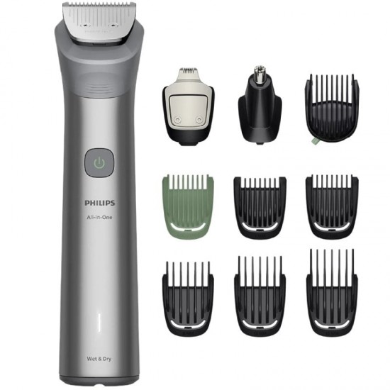 Cortapelos all-in-one trimmer philips series 5000 mg5921/15/ con batería/ 10 accesorios