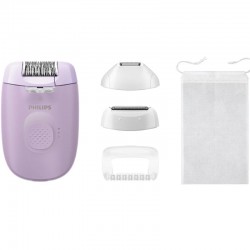 Depiladora Philips Epilator Series 4000 BRE257/ con Batería/ 4 Accesorios Depiladora Philips Epilator Series 4000 BRE257/ con Batería/ 4 Accesorios