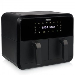 Freidora por Aire Airfryer / Sin Aceite Princess Double Basket Airfryer 182068/ 2400W/ Capacidad 8L