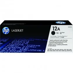 Tóner Original HP nº12A/ Negro Tóner Original HP nº12A/ Negro
