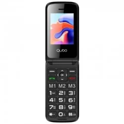 Teléfono Móvil Qubo X-247 4G para Personas Mayores/ Negro Teléfono Móvil Qubo X-247 4G para Personas Mayores/ Negro