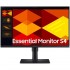 Monitor Profesional Samsung Essential Monitor S4 S40GD S24D402GAU/ 24'/ Full HD/ Regulable en altura/ Negro