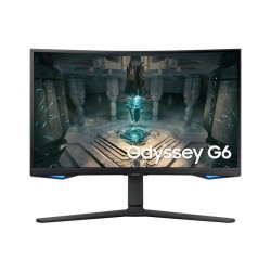 Smart Monitor Gaming Curvo Samsung Odyssey G6 S27BG650EU 27'/ QHD/ 1ms/ 240Hz/ VA/ Multimedia/ Regulable en altura/ Smart TV/ Negro