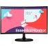 Monitor Profesional Curvo Samsung Essential Monitor S36C S27C364EAU/ 27'/ Full HD/ Negro
