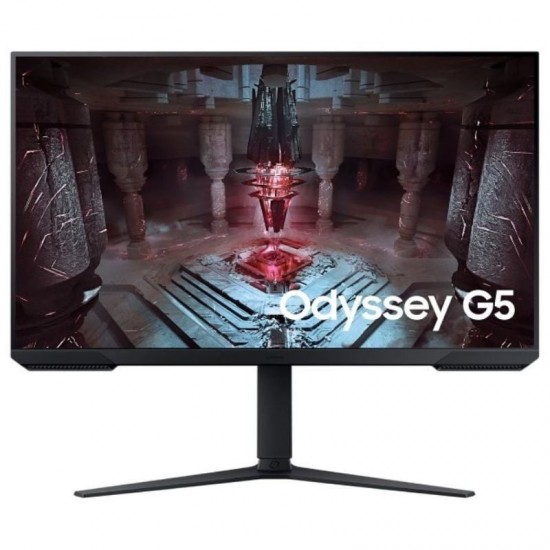 Monitor gaming samsung odyssey g5 s27cg510eu 27'/ qhd/ 1ms/ 165hz/ va/ regulable en altura/ negro