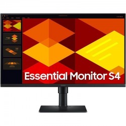 Monitor Profesional Samsung Essential Monitor S4 S27D400GAU/ 27'/ Full HD/ Regulable en altura/ Negro