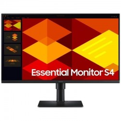 Monitor Profesional Samsung Essential Monitor S4 S27D402GAU 27'/ Full HD/ Regulable en altura/ Negro