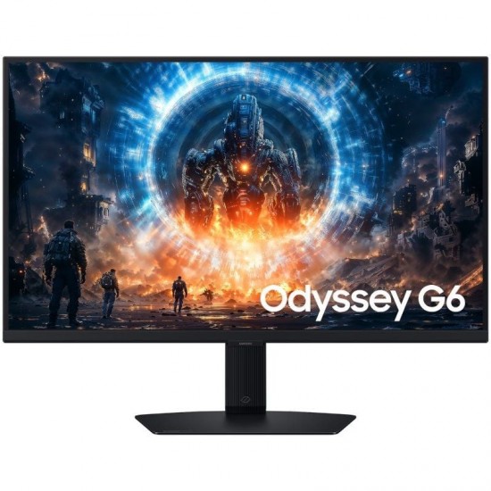 Monitor gaming samsung odyssey g6 g60f s27fg602eu 27'/ qhd/ 1ms/ 350hz/ ips/ regulable en altura/ negro