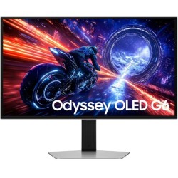 Monitor Gaming Samsung Odyssey OLED G6 G60SF S27FG604SU 27'/ QHD/ 0.03ms/ 500Hz/ QD-OLED/ Regulable en altura/ Plata Monitor Gaming Samsung Odyssey OLED G6 G60SF S27FG604SU 27'/ QHD/ 0.03ms/ 500Hz/ QD-OLED/ Regulable en altura/ Plata