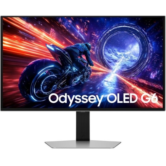 Monitor gaming samsung odyssey oled g6 g60sf s27fg604su 27'/ qhd/ 0.03ms/ 500hz/ qd-oled/ regulable en altura/ plata Monitor gaming samsung odyssey oled g6 g60sf s27fg604su 27'/ qhd/ 0.03ms/ 500hz/ qd-oled/ regulable en altura/ plata