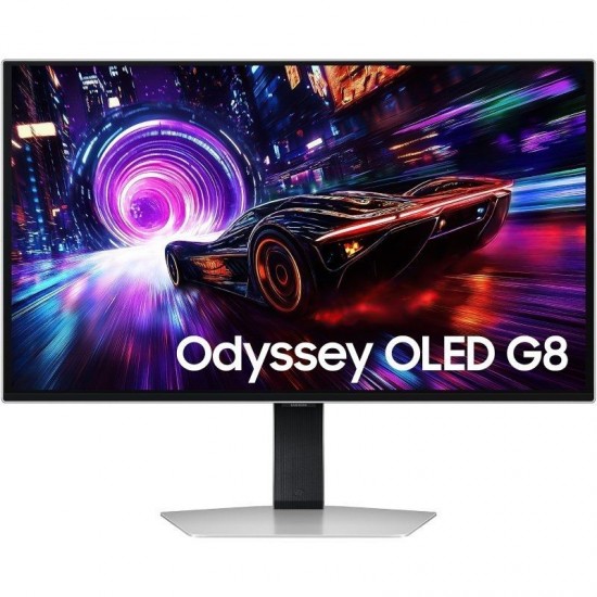 Monitor gaming samsung odyssey oled g8 g81sf s27fg816su 27'/ 4k/ 0.03ms/ 240hz/ qd-oled/ regulable en altura/ plata