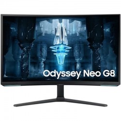 Monitor Gaming Curvo Samsung Odyssey Neo G8 S32BG850NP 32'/ 4K/ 1ms/ 240Hz/ VA/ Regulable en altura/ Negro y Blanco