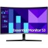 Monitor Profesional Curvo Samsung Essential S3 S39GD S32D396GAU 32'/ Full HD/ Multimedia/ Negro y Plata